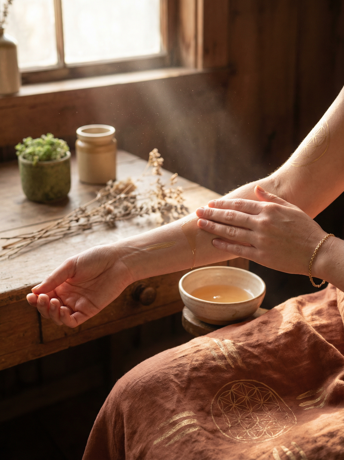 Oiling as Ritual: Plants, Touch, and the Quiet Power of Daily Care