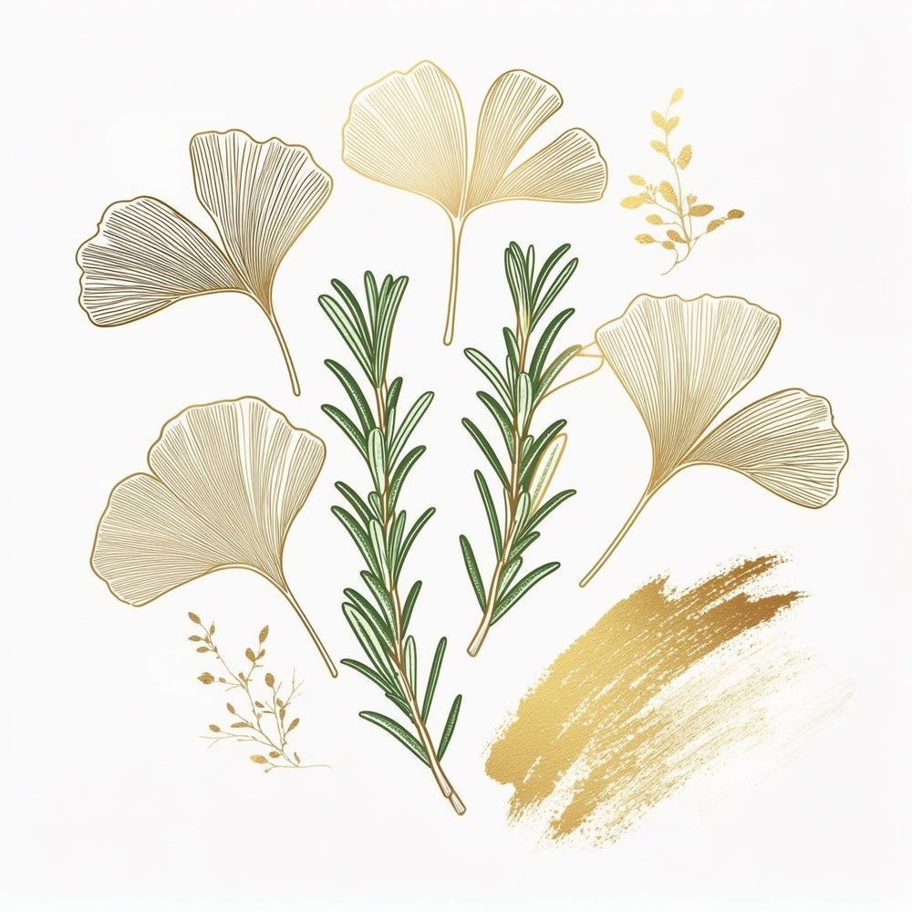 Body–Brain Connection Rituals with Ginkgo & Rosemary